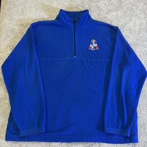 Expeditions By Wrangler Expeditions New England Patriots 1/4 Zip Big & Tall 2XL